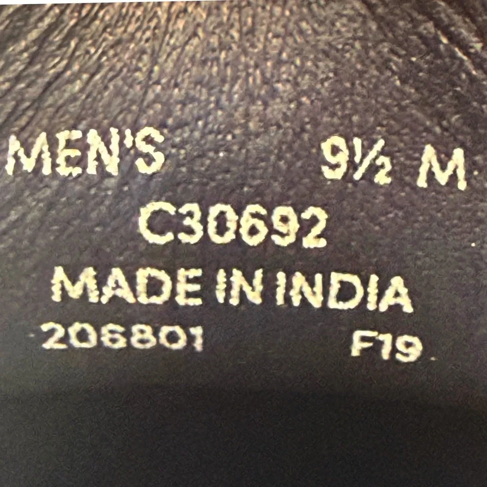 Cole Haan Mens 9.5 Grand.360 Brown Leather Derby Oxford Dress Shoes C30692 Comfy